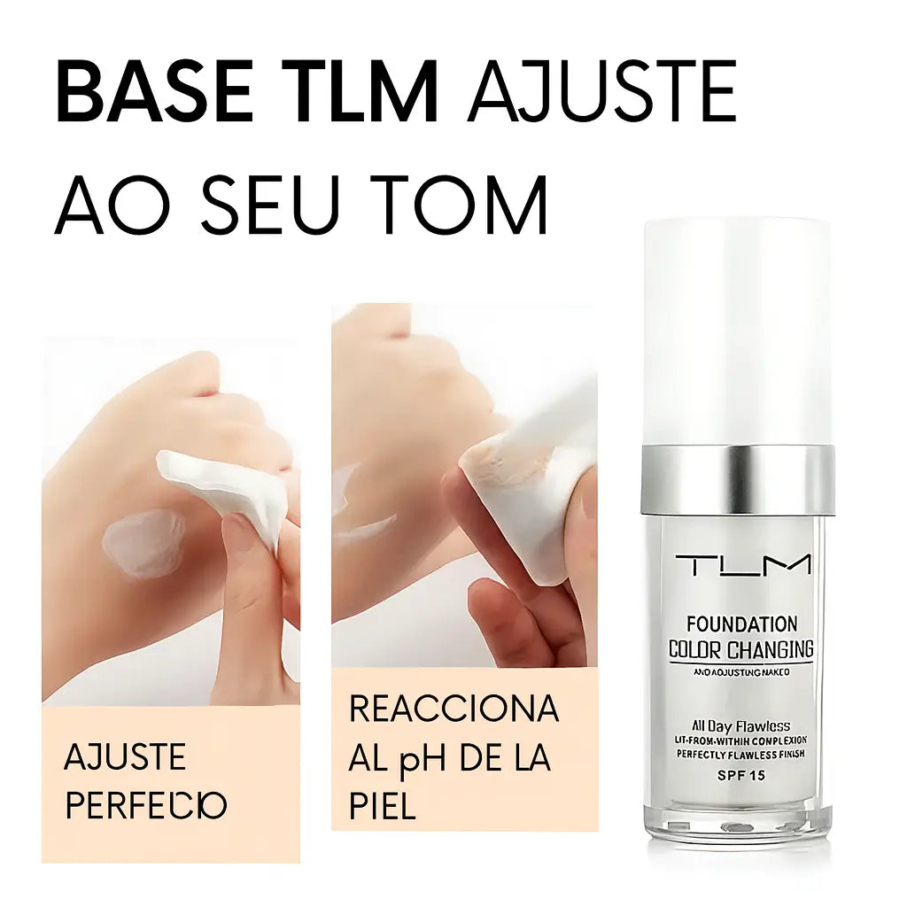 SkinMatch™ – La base 4 en 1 que se ajusta mágicamente a tu piel.