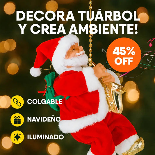 ¡El Papá Noel que trepa y suena! La decoración navideña que mueve tu hogar
