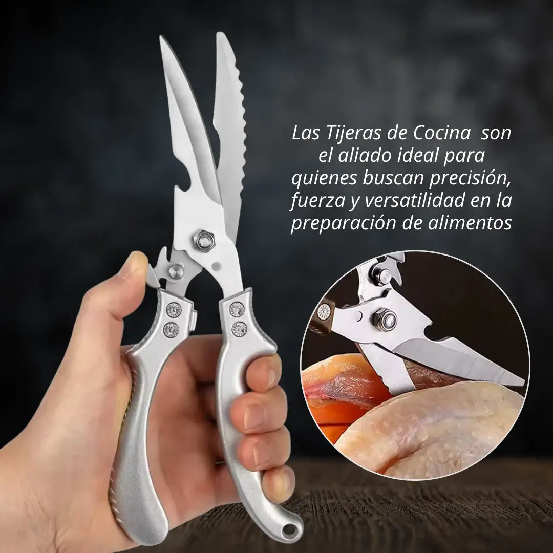 FoodPro™ – Tijeras que hacen fácil despresar carne, cerdo, pescado y más este