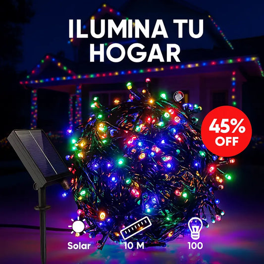 LumiSolar™ – La cortina de luces solares que ilumina tu hogar toda la noche + control GRATIS