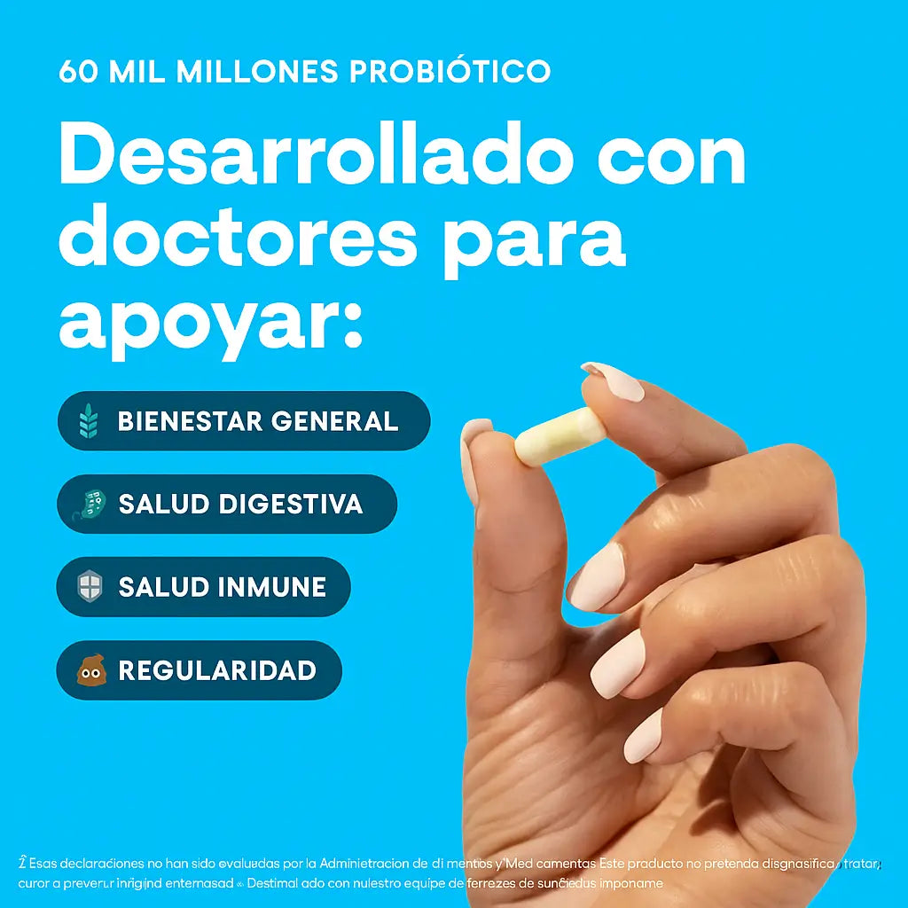 BioBalance™ – 60 mil millones de UFC para digestión ligera y bienestar adios hinchazón