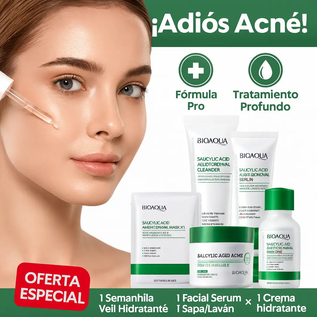 Kit Express Anti-Acné Ácido Salicílico x5 – Transforma Tu Piel