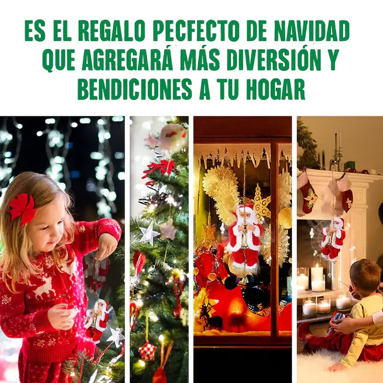 ¡El Papá Noel que trepa y suena! La decoración navideña que mueve tu hogar