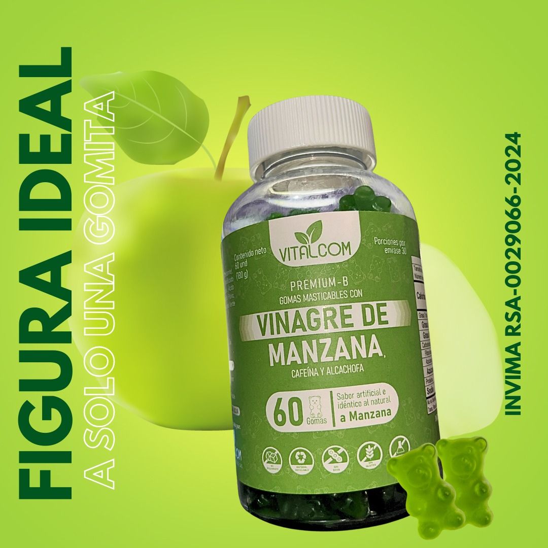 Gummyx ¡La forma más rica de cuidar tu cuerpo! 🍎– Las gomas de vinagre de manzana en su nueva presentación✨
