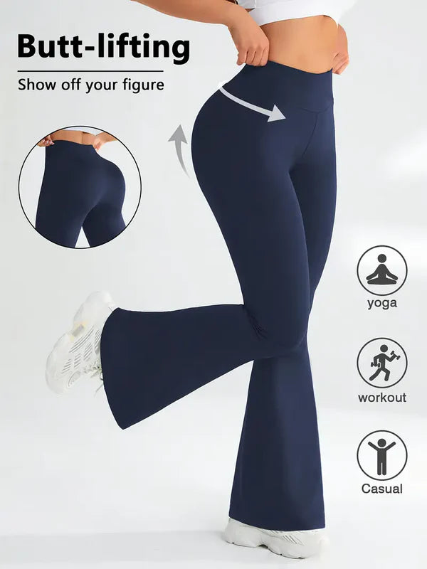 LULU L® - Pantalones acampanados casuales, deportivos y versatiles