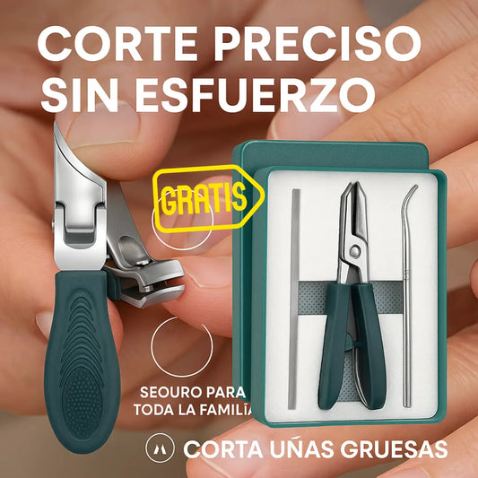 Set Profesional de Cortaúñas de Precisión – Corta sin dolor, sin esfuerzo