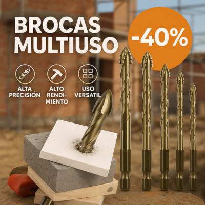 🔩 TitanBite™ –SET DE 4 BROCAS  Precisión Total en cualquier superficie 6/8/10/12mm
