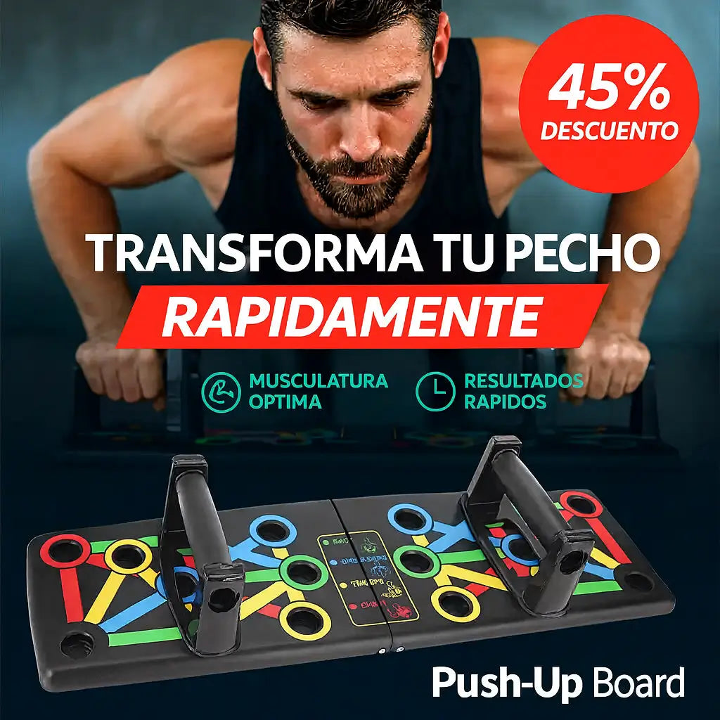 FlexiPro™ Entrena pecho, brazos y espalda en minutos