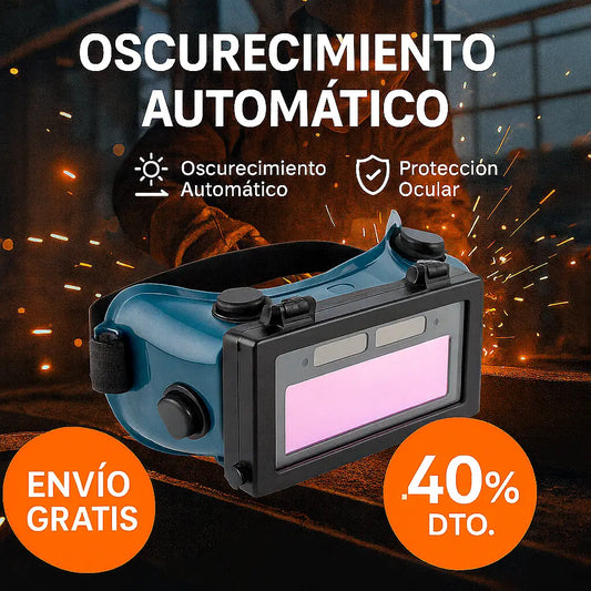 ArcoVista™ – Gafas fotosensibles para soldar: precisión al ubicar, protección al arco.