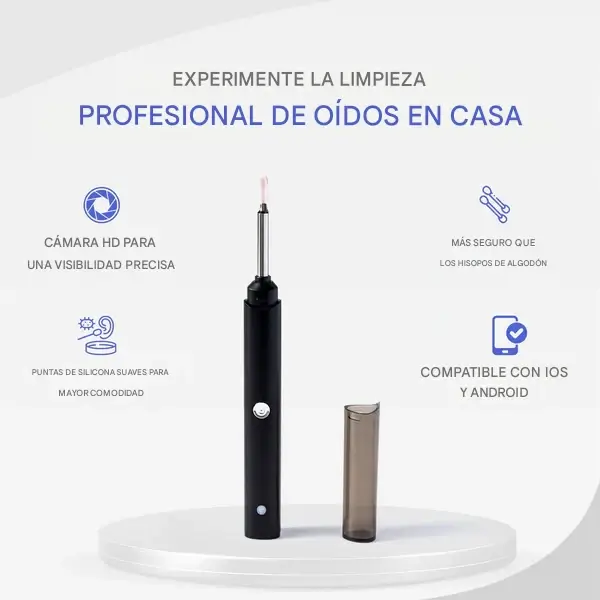 Audiscope Pro™ – Dile Adiós a la Cera con Precisión y Seguridad