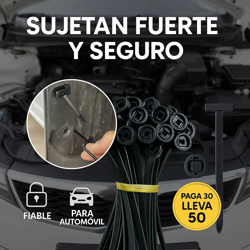 FijaCar Pro™ Silencia ruidos y fija tapas 🎁Pagas 30, te llevas 50.