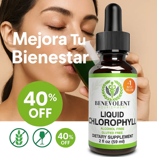 Clorofila Líquida Natural – Limpia tu cuerpo y siéntete más liviano