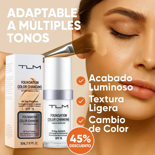 SkinMatch™ – La base 4 en 1 que se ajusta mágicamente a tu piel.