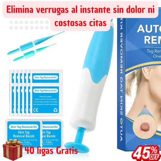 Removedor Rápido de Verrugas GRATIS 40 Bandas eliminadora de verrugas
