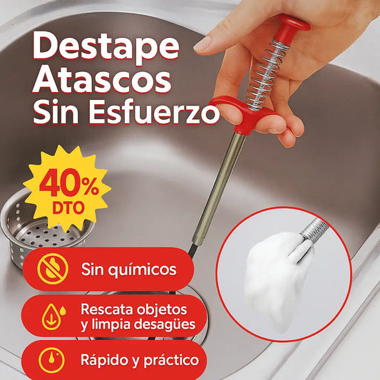 DrenaYa™ – Destapa cañerías al instante, sin químicos y sin plomero.