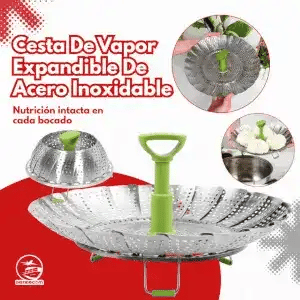 CESTA DE VAPOR EXPANDIBLE DE ACERO